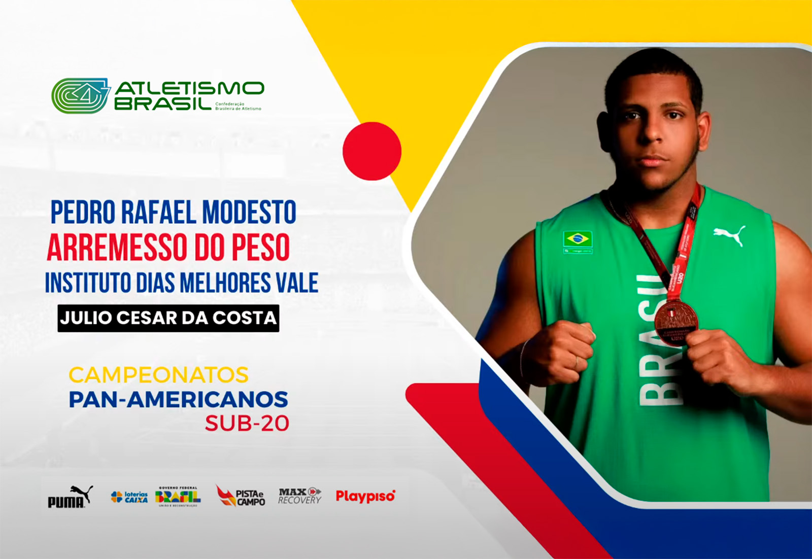 Atleta de Juquiá é convocado para os Jogos Pan-Americanos Sub-20