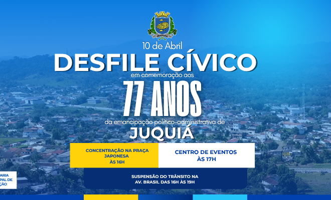 Aniversário de 77 anos de Juquiá